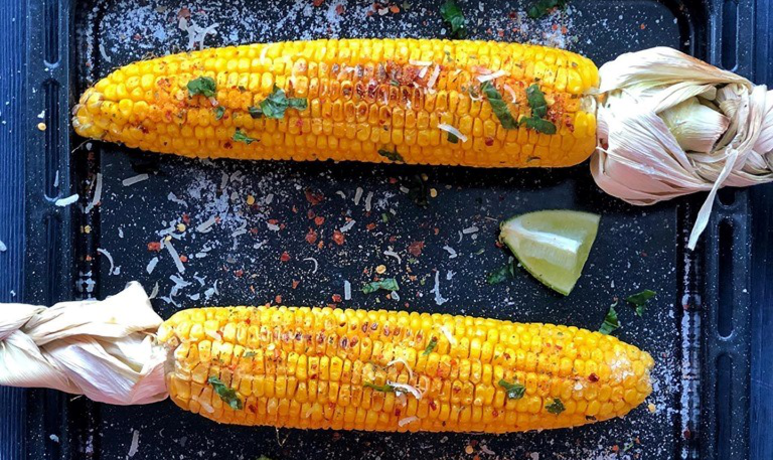 Кукуруза с чили, лаймом и пармезаном - рецепт от Pyramida